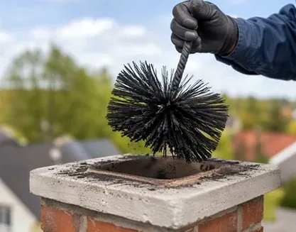 Brush in a flue in Santa Ana Heights